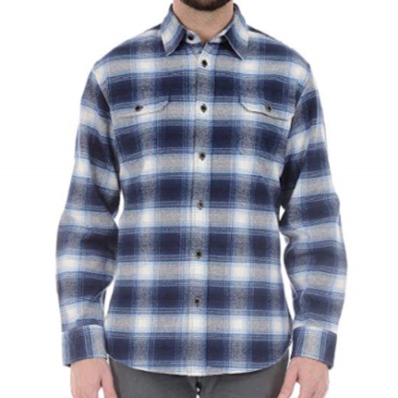 VARIOUS COLORS /& SIZES NEW Jachs Men’s 9oz Cotton Flannel Brawny Flannel Shirt